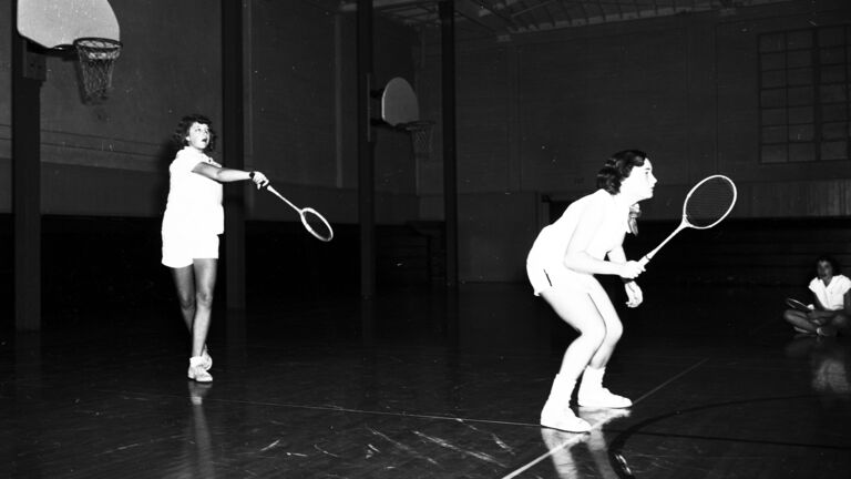 Pasadena High Schools badminton tournament 1952