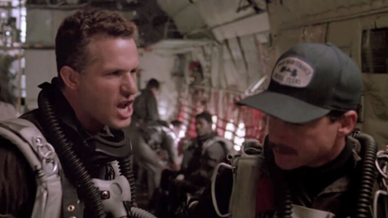 Bill Paxton and Rick Rossovich in Navy Seal