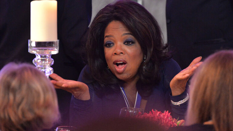 Oprah Winfrey attends a dinner