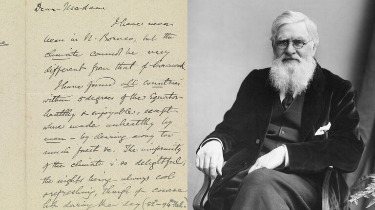 Alfred Wallace, letter