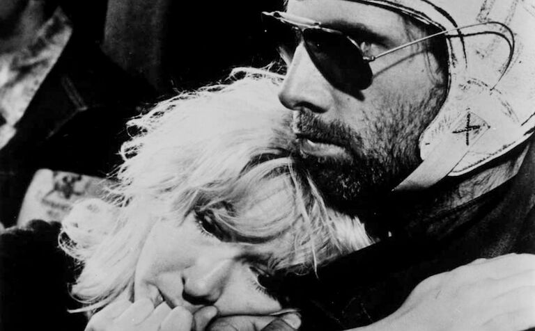 Bruce Dern and Diane Ladd in The Wild Angels