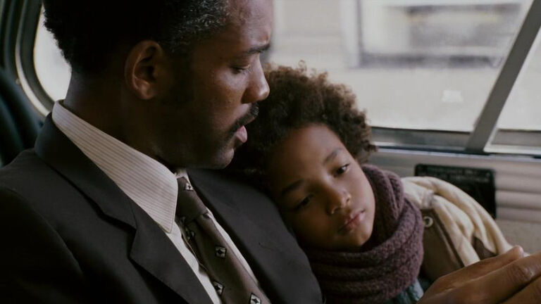 Will Smith and Jaden Smith in The Pursuit of Happyness