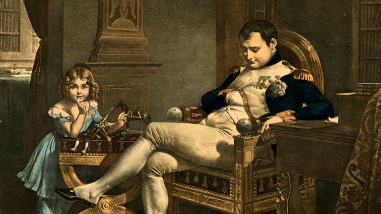 Napoleon sleeping