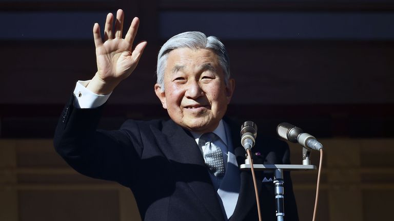 Emperor Akihito Of Japan