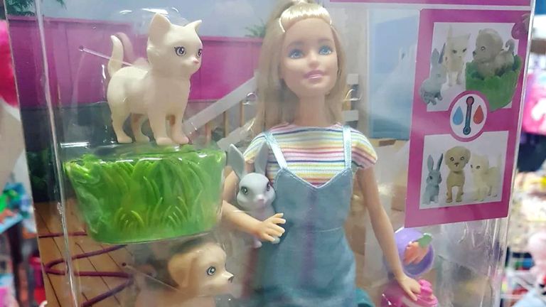 Barbie and pets