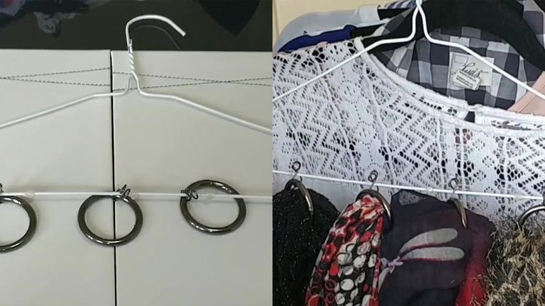Make your clothes hangers work for you