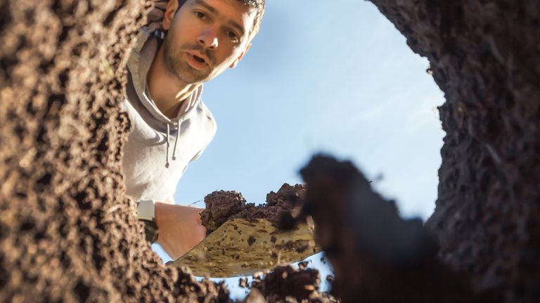 https://www.gettyimages.com/detail/photo/young-guy-digging-a-deep-hole-with-a-shovel-is-royalty-free-image/1299318604