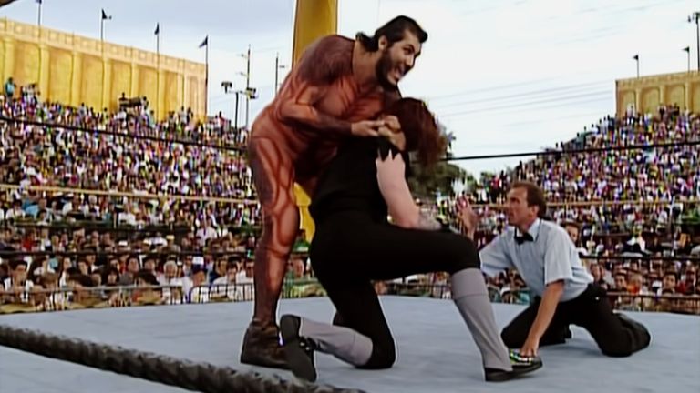 Undertaker Giant Gonzalez at WrestleMania 9
