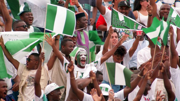 Nigerian football fans