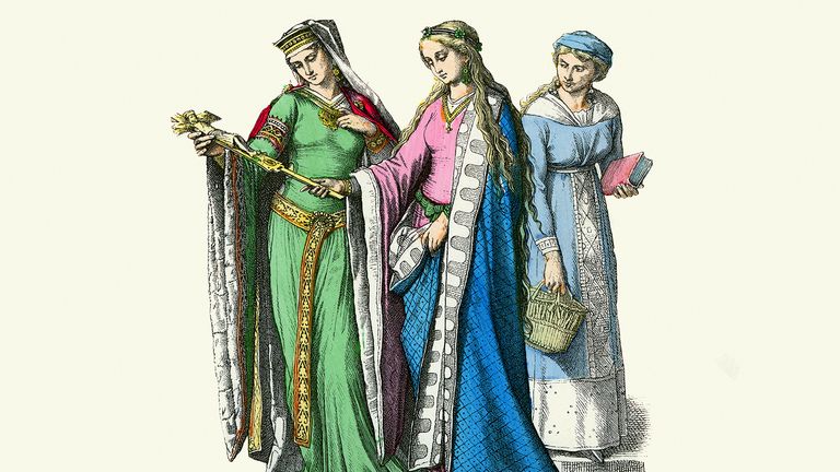 https://www.gettyimages.com/detail/illustration/german-women-of-12th-century-green-and-pink-royalty-free-illustration/1299114761