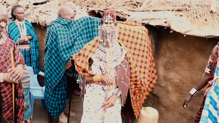 Maasai traditional wedding