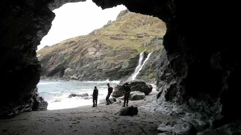 Cave at Tintagel