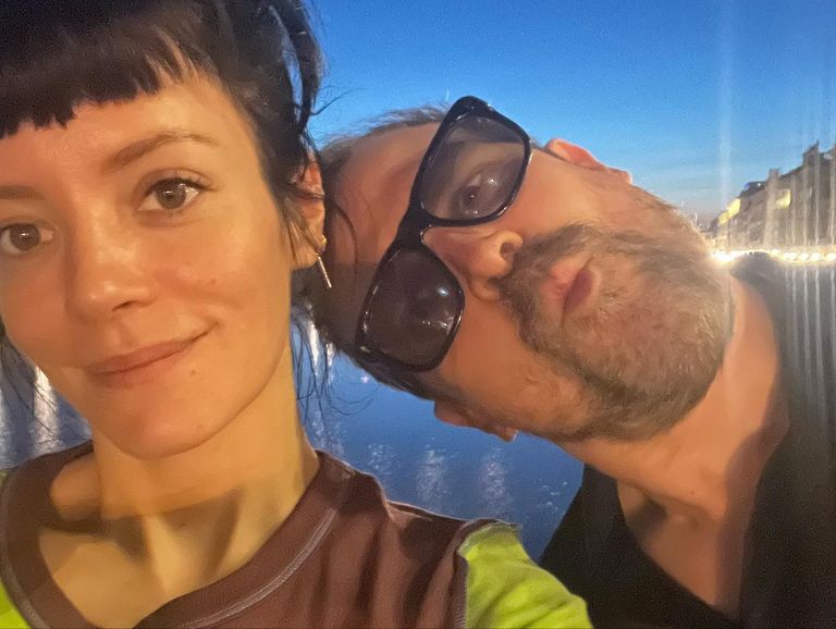 David Harbour and Lily Allen