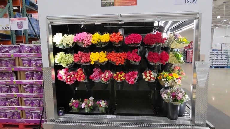 flowers at Costco