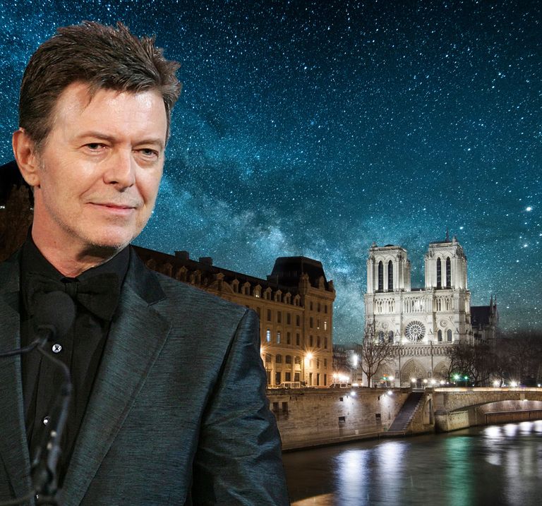 David Bowie and Paris