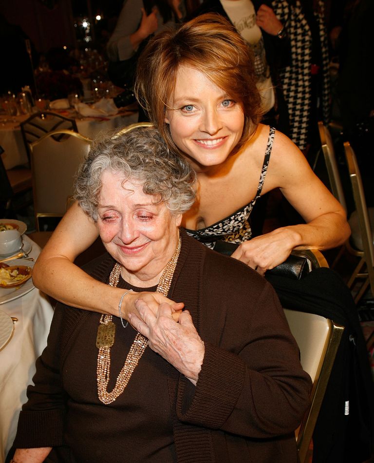Jodie Foster and Evelyn Foster