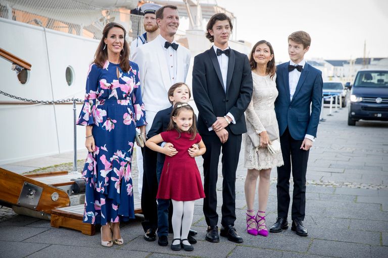 Prince Nikolai Of Denmark and his family