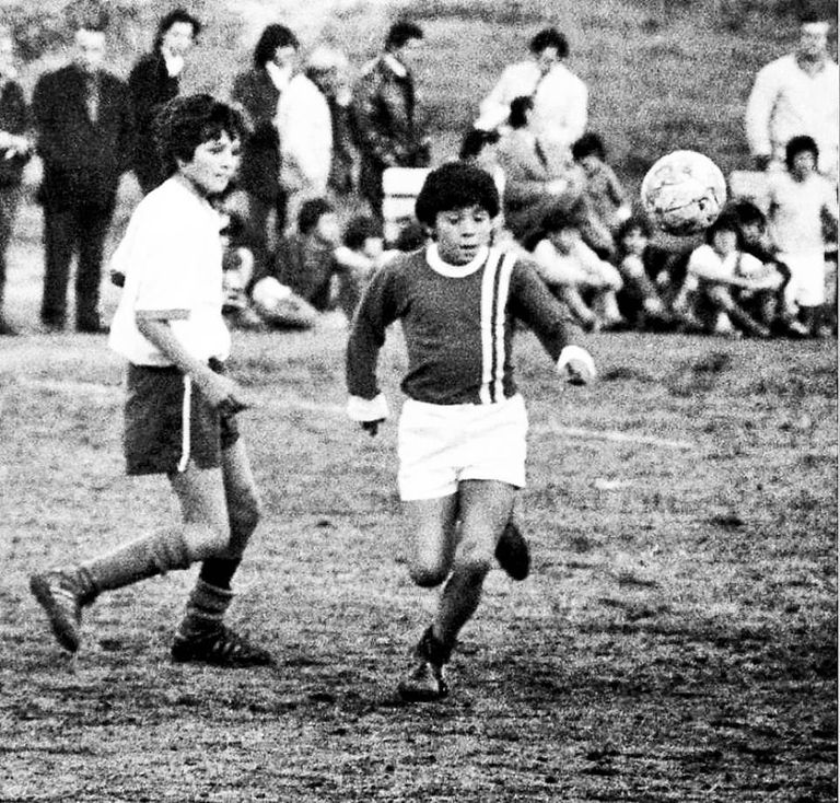 young Diego Maradona