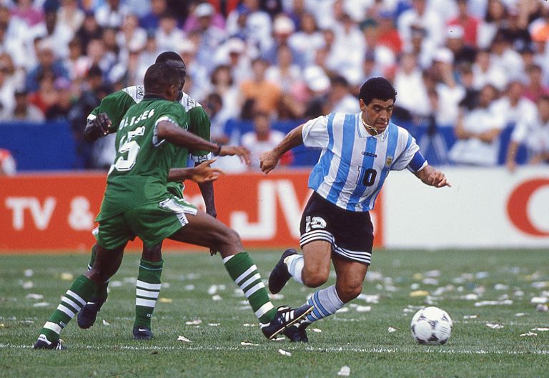 Diego Maradona match between Argentina and Niger