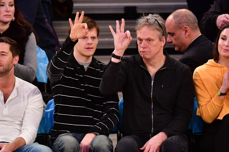 Lucas Hedges and Peter Hedges