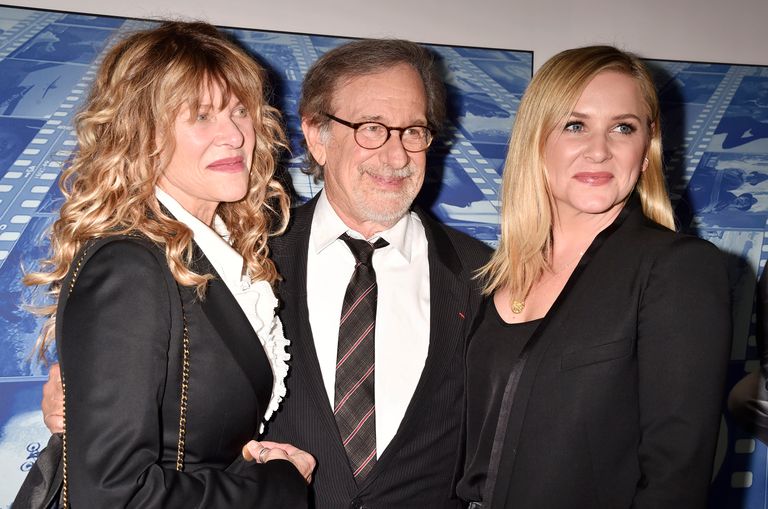 Kate Capshaw, Steven Spielberg and Jessica Capshaw