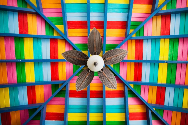 https://www.gettyimages.co.uk/detail/photo/petal-shaped-fan-on-multi-coloured-wooden-ceiling-royalty-free-image/498187713?adppopup=true