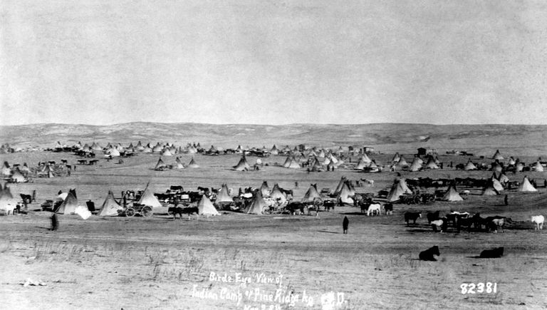 https://www.gettyimages.co.uk/detail/news-photo/sioux-camp-at-pine-ridge-south-dakota-on-november-28-1890-news-photo/615310040 Sioux Village