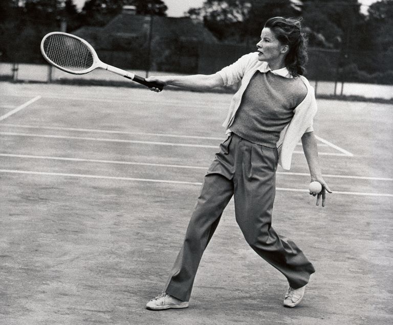 https://www.gettyimages.co.uk/detail/news-photo/philadelphia-pa-nattily-attired-in-slacks-katharine-hepburn-news-photo/514876224 Katharine Hepburn tennis