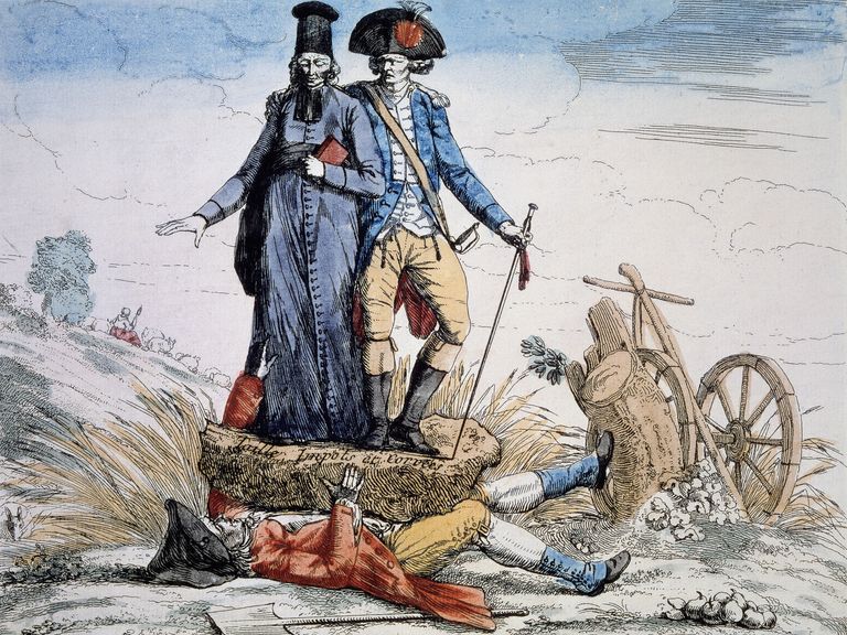 https://www.gettyimages.co.uk/detail/news-photo/caricature-of-the-three-estates-the-most-important-persons-news-photo/1162715520 French Estates
