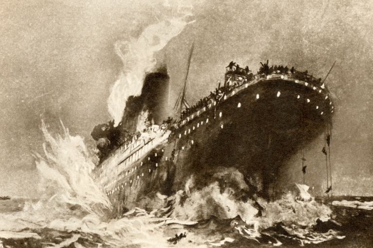 https://www.gettyimages.co.uk/detail/news-photo/rms-titanic-of-the-white-star-line-sinking-around-2-20-am-news-photo/188006967