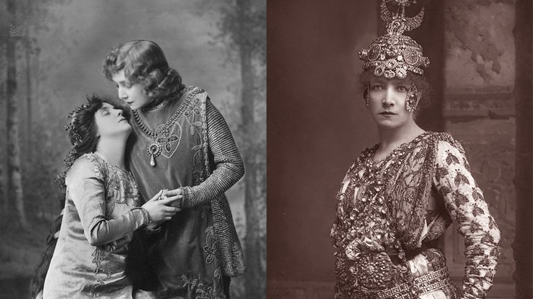 https://www.gettyimages.co.uk/detail/news-photo/mrs-patrick-campbell-as-melisande-and-sarah-bernhardt-as-news-photo/2674275 https://www.gettyimages.co.uk/detail/news-photo/french-actress-sarah-bernhardt-in-costume-as-theodora-news-photo/3328557