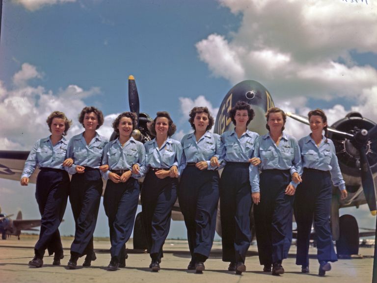 https://www.gettyimages.com/detail/news-photo/view-of-a-group-of-eight-wasps-as-they-walk-together-at-the-news-photo/1304916585?phrase=Women%20Airforce%20Service%20Pilots&adppopup=true