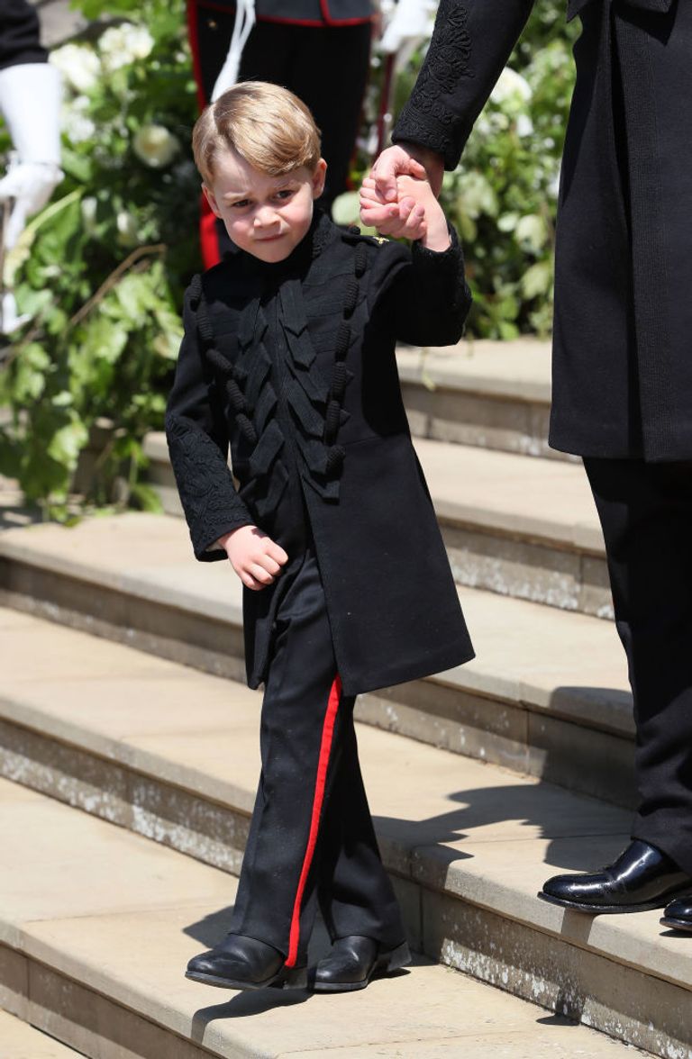 https://www.gettyimages.co.uk/detail/news-photo/prince-george-leaves-st-georges-chapel-at-windsor-castle-news-photo/960072348?phrase=prince%20george%20wedding%202018