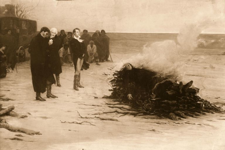 https://www.gettyimages.co.uk/detail/news-photo/the-burning-of-shelley-painted-by-louis-edward-fournser-in-news-photo/3300913