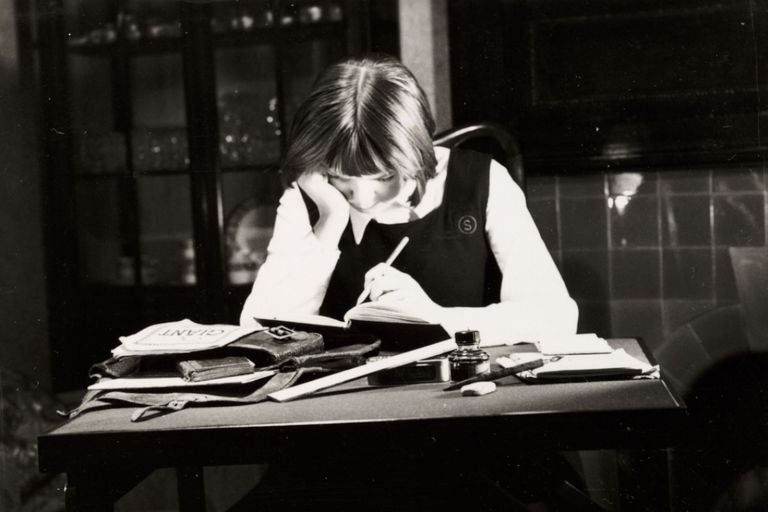https://www.gettyimages.co.uk/detail/news-photo/snapshot-photograph-of-a-schoolgirl-doing-her-homework-news-photo/90766825?adppopup=true