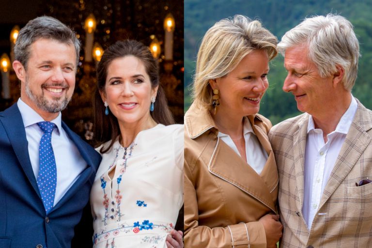 https://www.gettyimages.co.uk/detail/news-photo/crown-prince-frederik-of-denmark-and-crown-princess-mary-of-news-photo/962623824   |  https://www.gettyimages.co.uk/detail/news-photo/queen-mathilde-and-king-philippe-of-belgium-visit-the-news-photo/1253066281