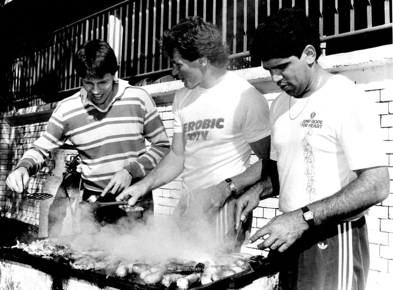 https://www.gettyimages.com/detail/news-photo/preparing-bbq-for-teammates-are-l-r-stephen-james-simon-news-photo/1078809184
