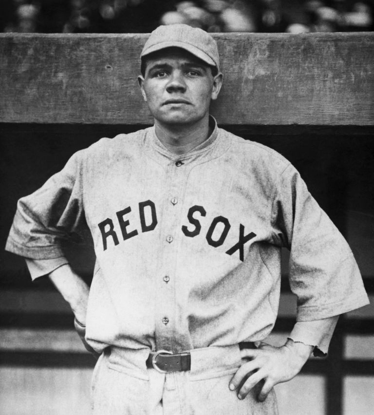 https://www.gettyimages.com/detail/news-photo/babe-ruth-wearing-the-uniform-of-the-boston-red-sox-the-news-photo/517726192
