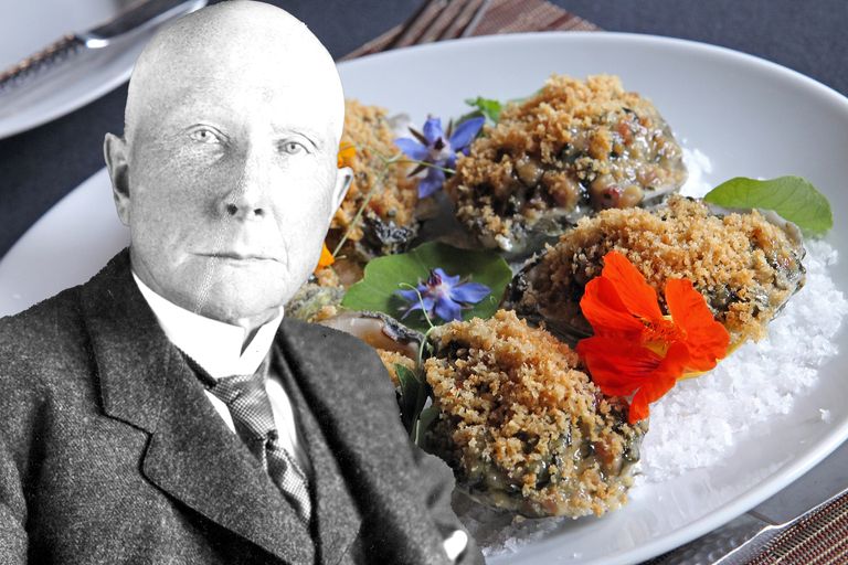 https://www.gettyimages.co.uk/detail/news-photo/oysters-rockefeller-at-the-winsor-house-inn-on-monday-july-news-photo/1371563629 https://www.gettyimages.co.uk/detail/news-photo/seated-portrait-of-john-davison-rockefeller-american-oil-news-photo/137481806
