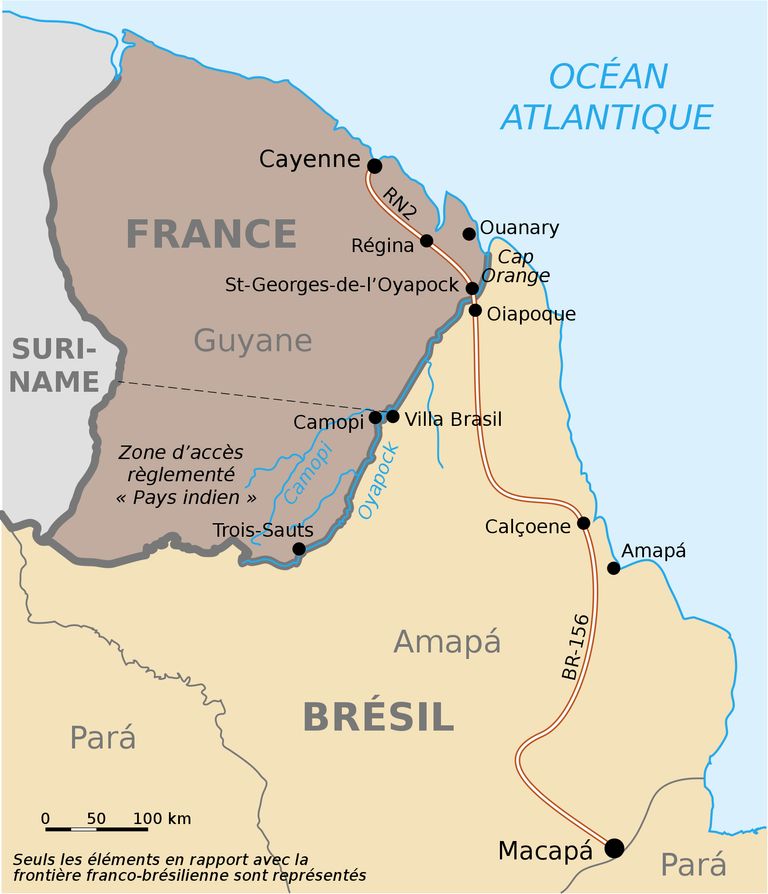 Brazil-France border