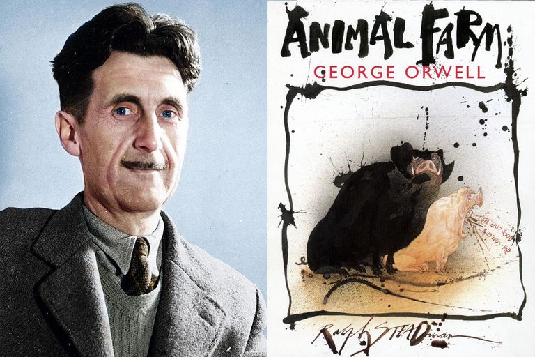 https://www.gettyimages.co.uk/detail/news-photo/eric-arthur-blair-better-known-by-his-pen-name-george-news-photo/1371458561 https://www.gettyimages.co.uk/detail/news-photo/animal-farm-by-george-orwell-celebrates-its-50th-news-photo/829826306