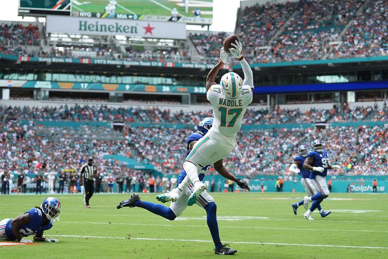 https://www.gettyimages.com/detail/news-photo/miami-dolphins-wide-receiver-jaylen-waddle-makes-a-leaping-news-photo/1715815574