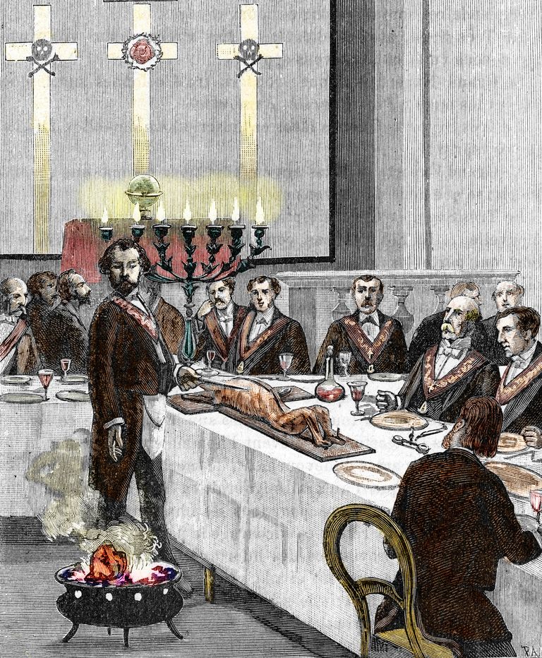 https://www.gettyimages.com/detail/news-photo/rosicrucianism-rose-cross-banquet-with-lamb-wine-and-bread-news-photo/593279852