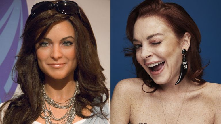 https://www.gettyimages.co.uk/detail/news-photo/lindsay-lohan-wax-figure-during-lindsay-lohan-wax-figure-news-photo/109986782?adppopup=true | https://www.gettyimages.com/detail/news-photo/lindsay-lohan-poses-at-the-mtv-emas-2018-studio-at-bilbao-news-photo/1057314380?adppopup=true