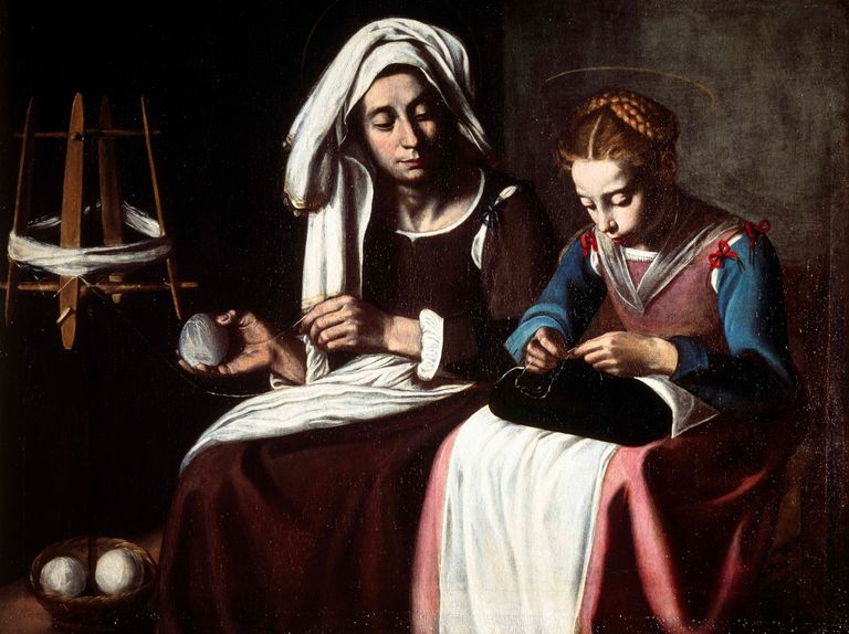 https://www.gettyimages.com/detail/news-photo/virgin-and-st-anne-by-the-roman-school-17th-century-oil-on-news-photo/164081958