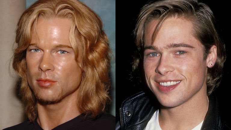 https://www.gettyimages.co.uk/detail/news-photo/brad-pitt-waxwork-during-madame-tussauds-new-york-celebrity-news-photo/109985380?adppopup=true | https://www.gettyimages.co.uk/detail/news-photo/actor-brad-pitt-attends-the-seventh-annual-jimmy-stewart-news-photo/119316712?adppopup=true