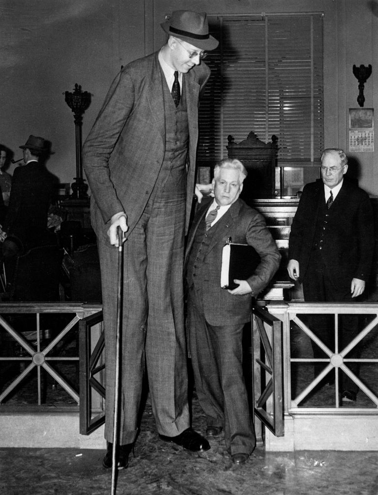 https://www.gettyimages.com/detail/news-photo/robert-wadlow-the-worlds-tallest-man-standing-in-a-news-photo/613505328