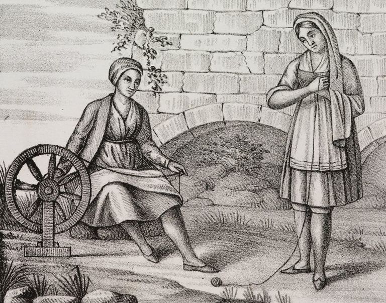 https://www.gettyimages.co.uk/detail/news-photo/women-of-paros-island-greece-lithograph-from-galleria-news-photo/1162770095