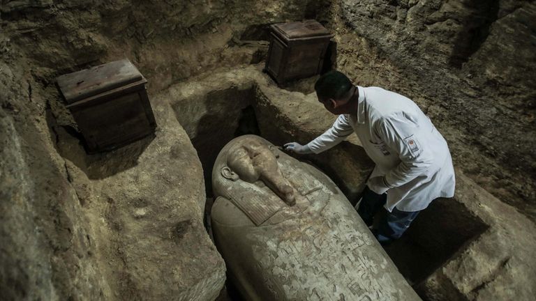 https://www.gettyimages.com/detail/news-photo/january-2020-egypt-minya-an-archaeologist-works-inside-a-news-photo/1197610824