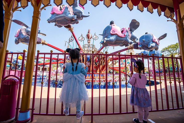 https://www.gettyimages.com/detail/news-photo/two-young-girls-line-up-for-the-ride-of-dumbo-the-flying-news-photo/1231255816